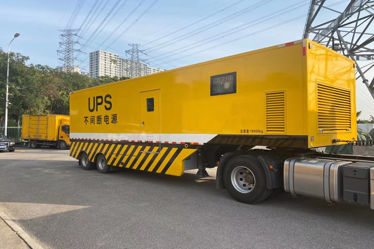 米林发电机租赁施工现场